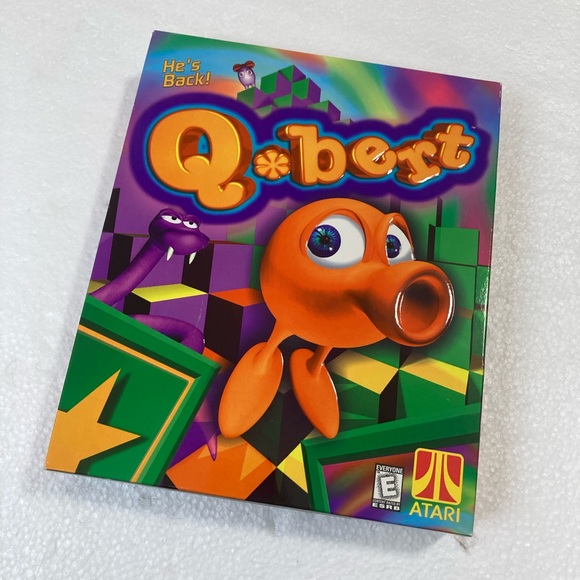 Atari Q*bert Game CD-ROM Game win95/98 - Picture 1 of 10